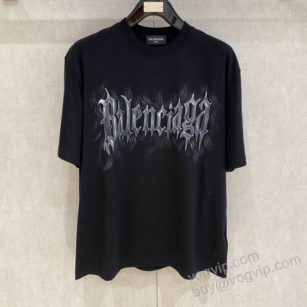 2026高級品 通販 バレンシアガブランドスーパーコピー NXZBAL105 半袖Tシャツ 2色可選 人目を惹くデザイン