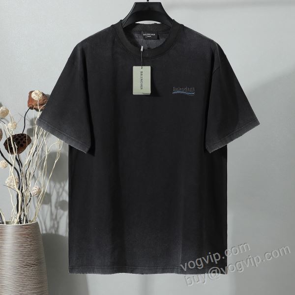 人気販売中 バレンシアガコピー 2026春夏季超人気 NXZBAL120 半袖Tシャツ 4色可選