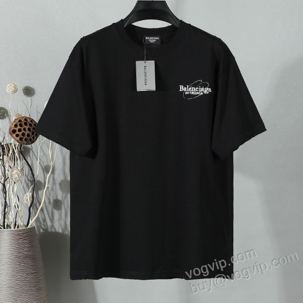魅力ファッション バレンシアガブランド 偽物 通販 NXZBAL122 半袖Tシャツ 2色可選 2026春夏季超人気
