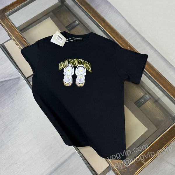 半袖Tシャツ バレンシアガスーパーコピー 激安 2026春夏季超人気 NXZBAL123 2色可選 豊富なサイズ