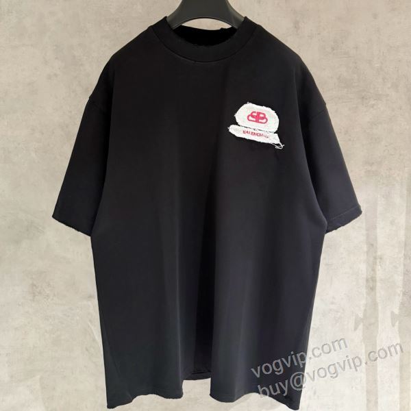 大絶賛の履き心地! バレンシアガ BALENCIAGAスーパーコピー 激安 NXZBAL134 半袖Tシャツ 2色可選 2026超激得高品質