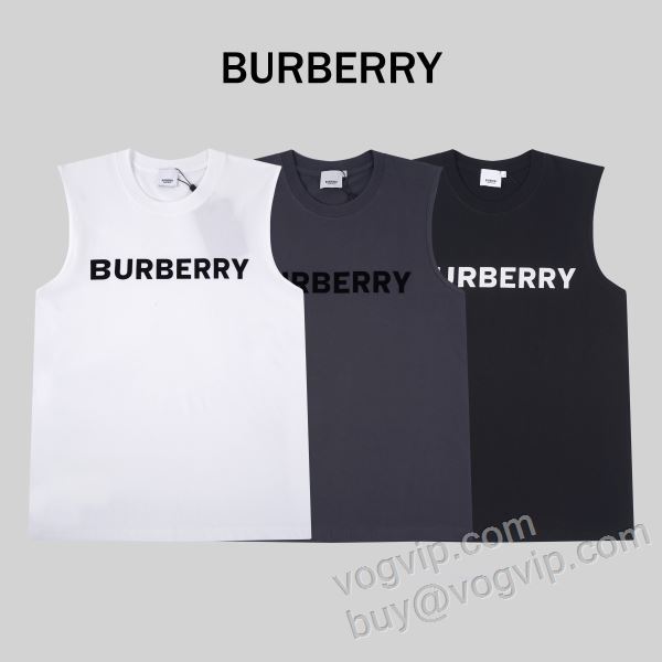 先行販売 バーバリー コピー NXZBU003 タンクトップ 3色可選 2026最安値新作