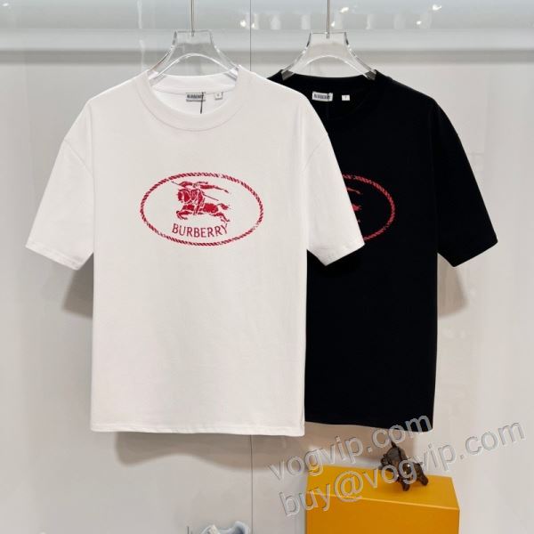 2026数量限定爆買い バーバリー BURBERRYコピーブランド NXZBU018 半袖Tシャツ 2色可選 海外セレブ愛用