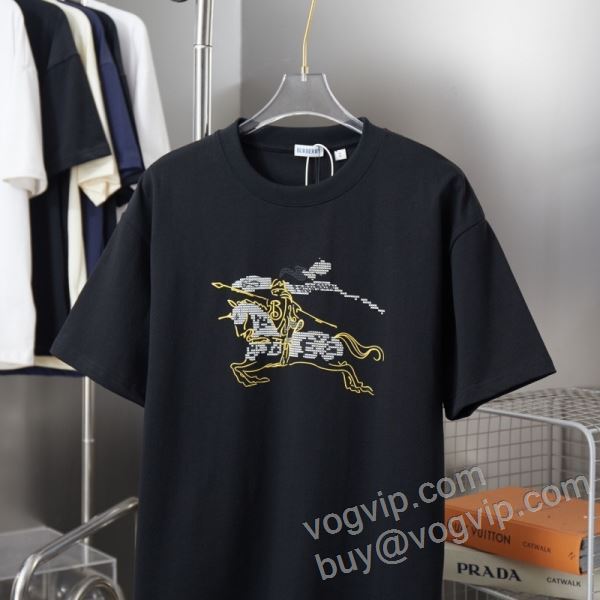 2026人気新作 バーバリー ブランドコピー NXZBU023 耐久性のある 半袖Tシャツ 3色可選