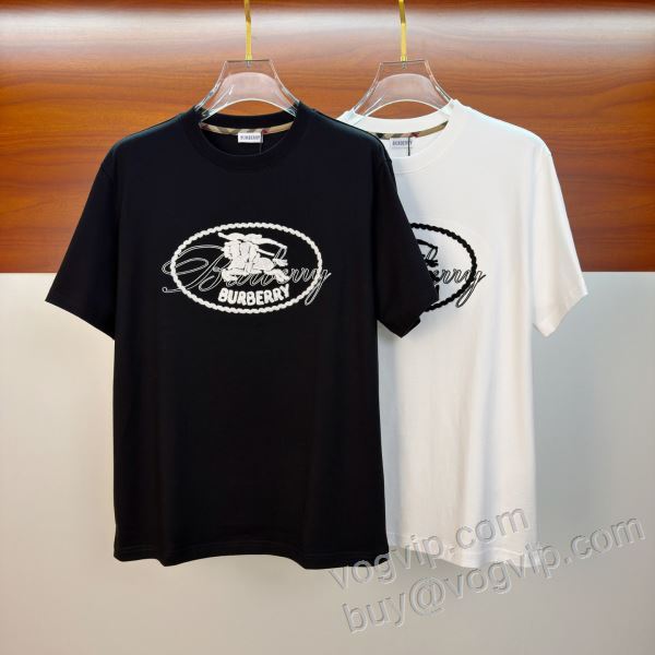 バーバリー ブランドスーパーコピー 2026期限限定！ NXZBU032 半袖Tシャツ 2色可選 変わらない人気を誇る