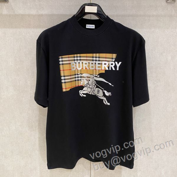 2026品質保証高品質 バーバリー ブランドコピー NXZBU033 完売必至の人気モデルをご紹介 半袖Tシャツ 2色可選