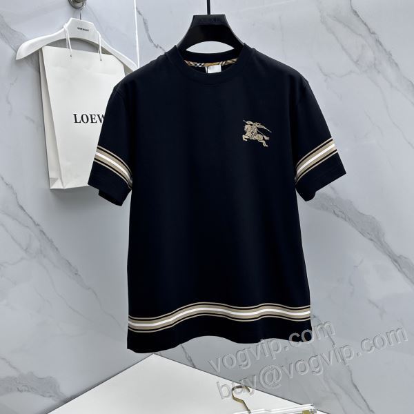 2026驚きの破格値安い バーバリー BURBERRYブランド 偽物 通販 NXZBU038 半袖Tシャツ 2色可選 存在感のある