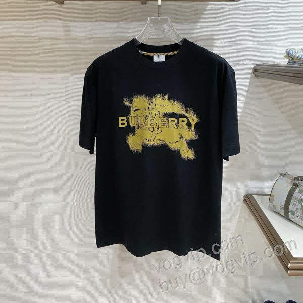 バーバリー BURBERRYブランドスーパーコピー 大人気再登場 NXZBU043 半袖Tシャツ 2色可選 2026激安大特価格安