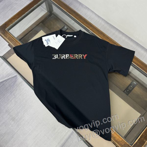 2026高級品 通販 バーバリー BURBERRY 人気商品 NXZBU050 半袖Tシャツ 3色可選 vogブランド コピー 優良店