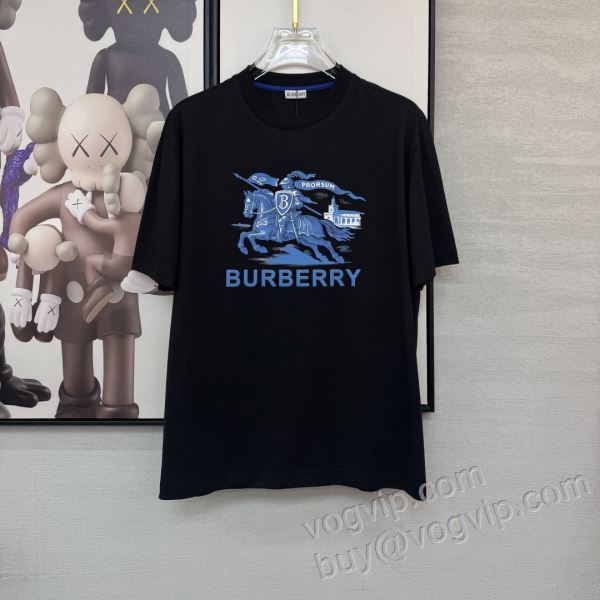 ～希少 バーバリー ブランドコピー NXZBU055 半袖Tシャツ 2色可選 2026超人気新品