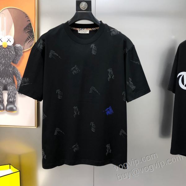 半袖Tシャツ バーバリー偽物ブランド 2026新作品 NXZBU074 2色可選 大人気再登場