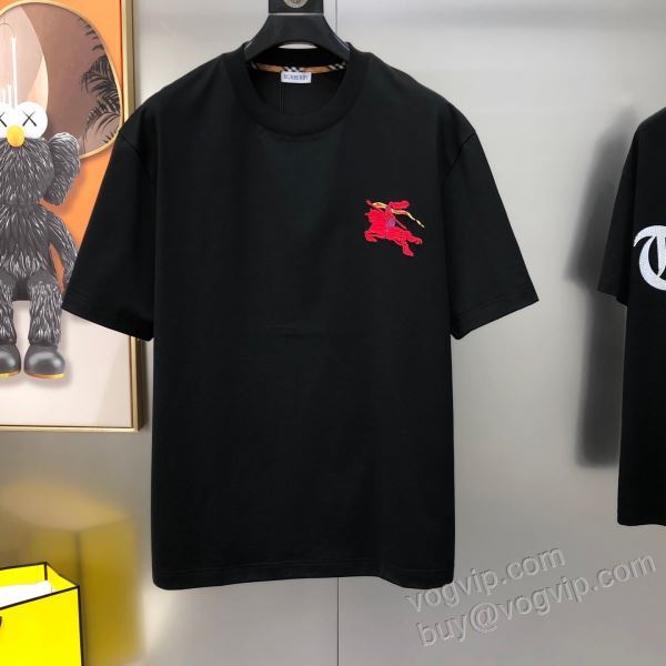 目玉商品 バーバリースーパーコピー 2026春夏季超人気 NXZBU075 半袖Tシャツ 2色可選