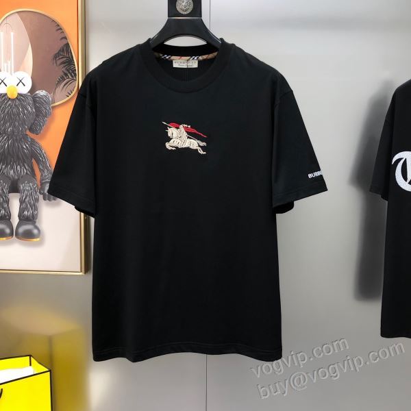 2026春夏季超人気 バーバリーブランドスーパーコピー NXZBU076 ランキング商品 半袖Tシャツ 2色可選