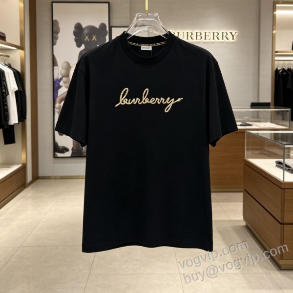 大好評? バーバリーブランドコピー NXZBU077 半袖Tシャツ 2色可選 2026春夏季超人気