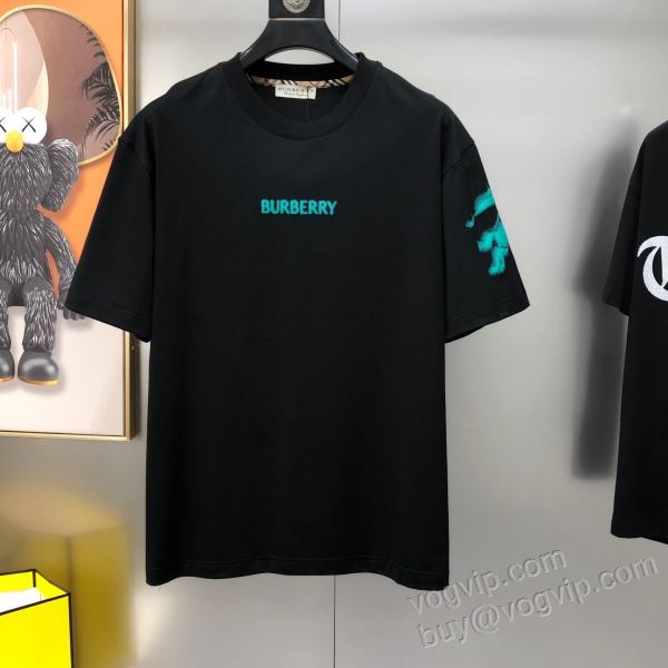 バーバリー BURBERRYブランドスーパーコピー 2026お買い得セール NXZBU087 半袖Tシャツ 2色可選 愛らしさ抜群！