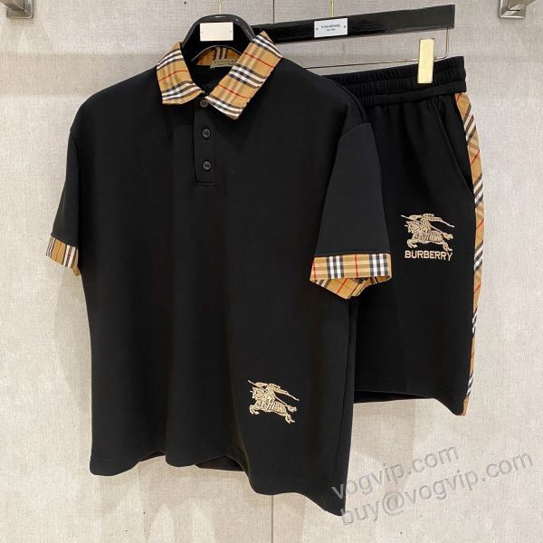 海外セレブ定番愛用 上下セット 半袖Tシャツ バーバリー BURBERRY 2026お買い得セール NXZBU089 VOGブランドスーパーコピー