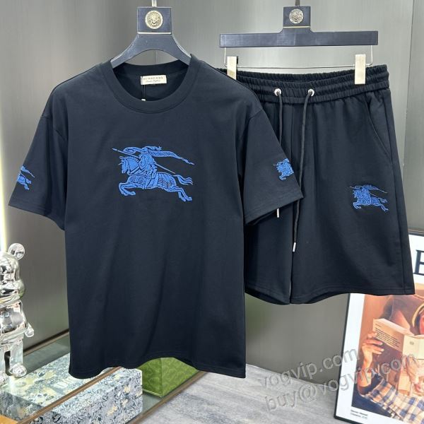 大好評 バーバリー BURBERRYスーパーコピー NXZBU114 上下セット 半袖Tシャツ 2026人気セール高品質