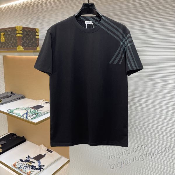 コスパ最高のプライス バーバリー 高品質なスーパーコピー商品 NXZBU117 半袖Tシャツ 4色可選 2026限定セール新作登場
