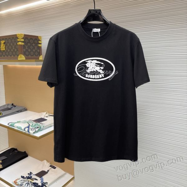 半袖Tシャツ 2色可選 バーバリー BURBERRY 2026限定セール新作登場 NXZBU118 最大級ブランドコピー通販優良店 セール中