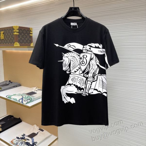 【大人気】定番商品 バーバリー 最高N級ブランドコピー NXZBU119 半袖Tシャツ 5色可選 2026新商品！