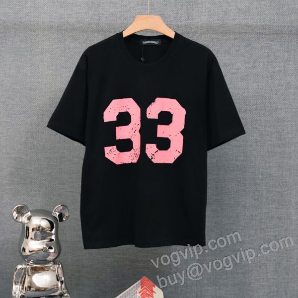 モデル大絶賛? クロムハーツ ブランド 偽物 通販 2026年モデル入荷 NXZCHR005 半袖Tシャツ 2色可選