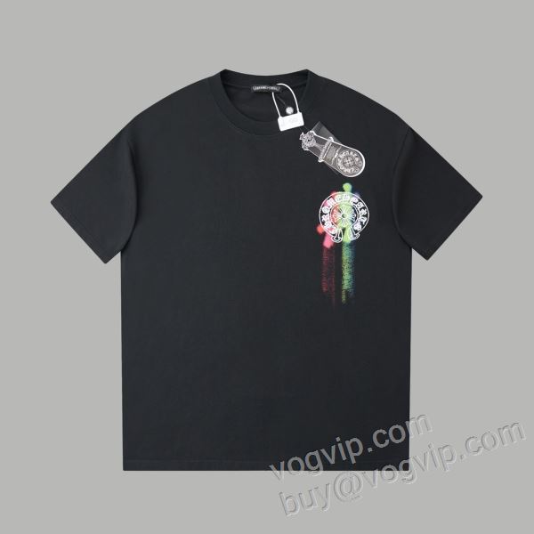 クロムハーツ 2026HOT豊富な NXZCHR013 半袖Tシャツ 2色可選 CHROME HEARTSスーパーコピー お洒落な存在感