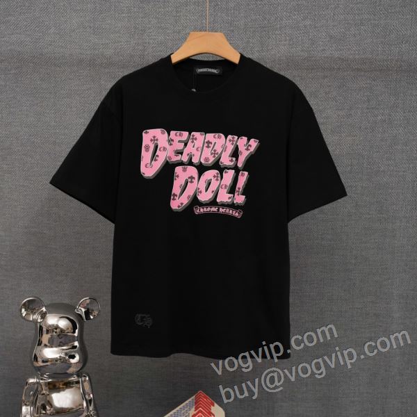 2026お得大人気 クロムハーツ CHROME HEARTSコピーブランド NXZCHR018 半袖Tシャツ 2色可選 【人気ブログ掲載】