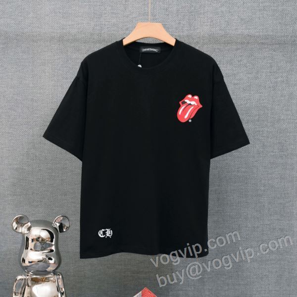 主役になる存在感 クロムハーツ CHROME HEARTS偽物ブランド NXZCHR019 半袖Tシャツ 2色可選 2026お得大人気