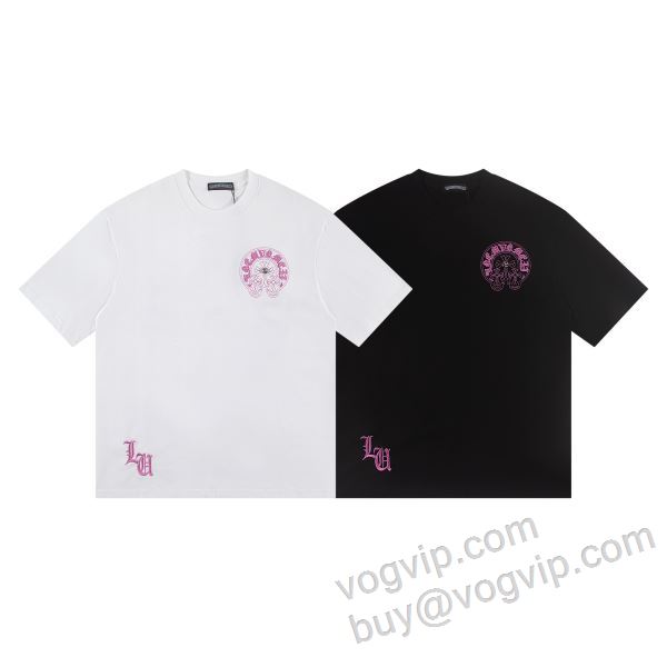 クロムハーツ CHROME HEARTSブランドスーパーコピー 2026お得人気セール NXZCHR021 半袖Tシャツ 2色可選 愛らしさ抜群！