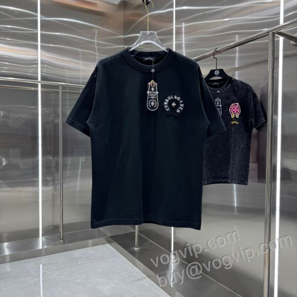 クロムハーツ ブランドコピー激安 2026お気に入り NXZCHR033 半袖Tシャツ 6色可選 入手困難！
