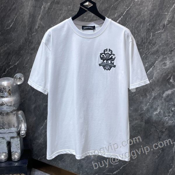 お洒落に魅せる クロムハーツ スーパーコピー NXZCHR043 半袖Tシャツ 2色可選 2026爆買い定番人気