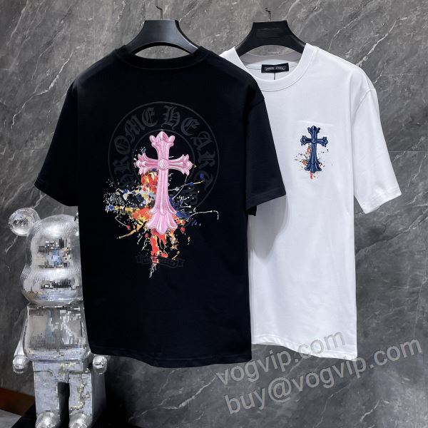 大好評 クロムハーツ CHROME HEARTSスーパーコピー NXZCHR047 半袖Tシャツ 2色可選 2026爆買い新作