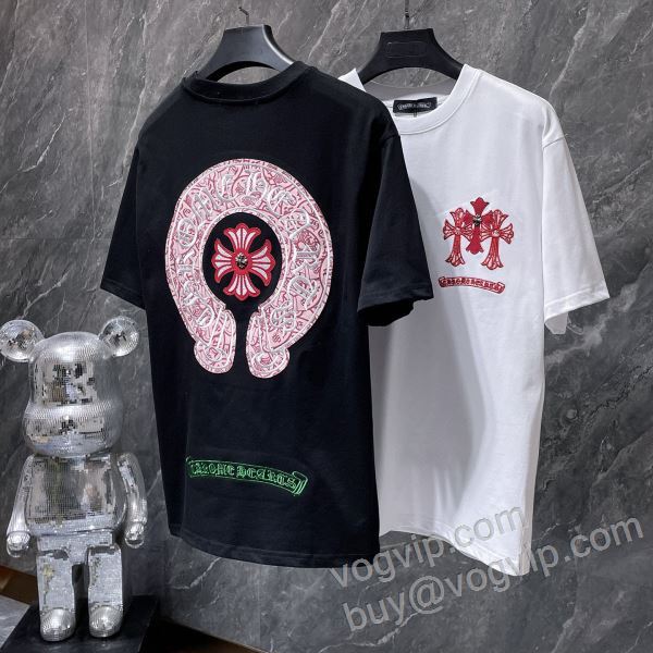 クロムハーツ 2026超激得高品質 NXZCHR052 半袖Tシャツ 2色可選 CHROME HEARTSコピーブランド セール中