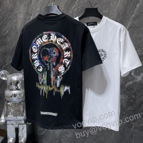 クロムハーツ CHROME HEARTSブランドコピー 2026超人気新品 NXZCHR056 半袖Tシャツ 2色可選 海外限定ライン