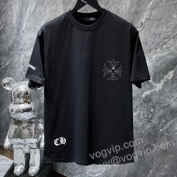 2026春夏季新作 クロムハーツ ブランドコピー NXZCHR057 半袖Tシャツ 上品に着こなせ