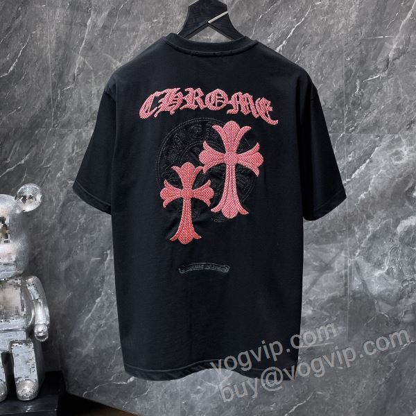 クロムハーツ ブランドスーパーコピー NXZCHR066 半袖Tシャツ 2色可選 2026春夏に最も需要のある