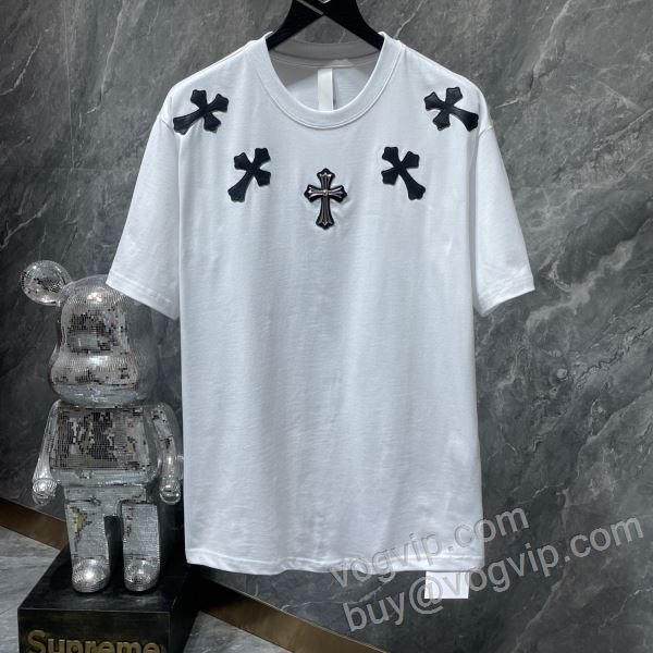 セレブ愛用の超人気商品 クロムハーツ CHROME HEARTSコピー ブランド NXZCHR071 半袖Tシャツ 2色可選 2026驚きの破格値安い