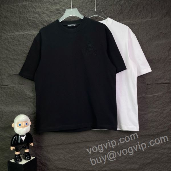 2026品質保証大人気 クロムハーツ CHROME HEARTSブランドコピー NXZCHR078 半袖Tシャツ 2色可選 落ち着いた質感