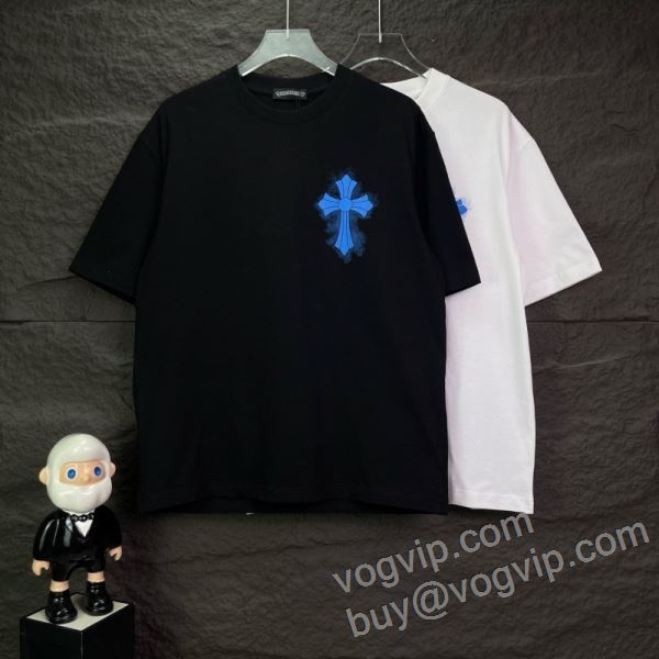 人目を惹くデザイン クロムハーツ スーパーコピー n級品 NXZCHR083 半袖Tシャツ 2色可選 2026期限限定！