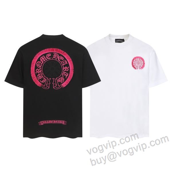 2026人気セール高品質 クロムハーツ CHROME HEARTS 人気スーパーコピーブランド NXZCHR086 半袖Tシャツ 2色可選 絶大な人気を誇る