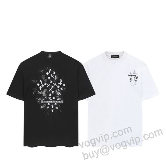 クロムハーツ 最高N級ブランドコピー 機能性?耐久性抜群 NXZCHR087 半袖Tシャツ 2色可選 2026人気セール高品質