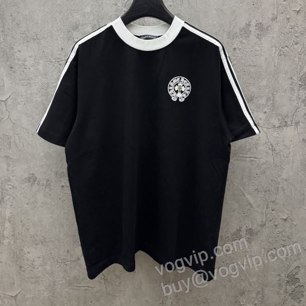 注目のアイテム クロムハーツ コピー 商品 販売 NXZCHR089 半袖Tシャツ 2色可選 2026人気定番安い