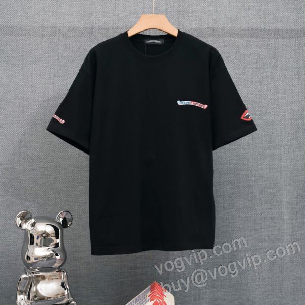 クロムハーツ 偽物ブランド 2026数量限定格安 NXZCHR097 半袖Tシャツ 2色可選 流通限定モデル