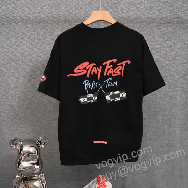 クロムハーツ CHROME HEARTSコピーブランド NXZCHR107 半袖Tシャツ 2色可選 2026新商品！ 著名人の着用