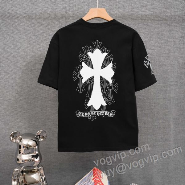 クロムハーツ CHROME HEARTS NXZCHR114 半袖Tシャツ 2色可選 ブランド 偽物 通販 2026最安値セール