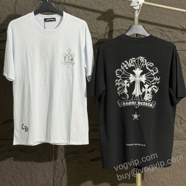 半袖Tシャツ クロムハーツ コピー ブランド 2026年モデル入荷 NXZCHR118 2色可選 魅力ファッション