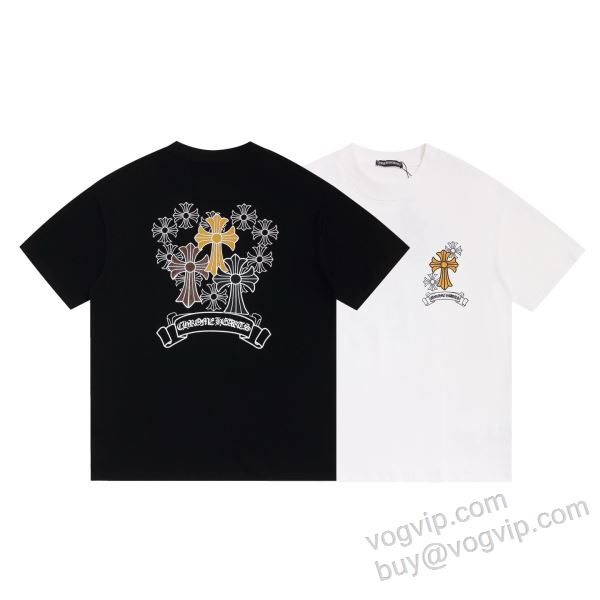 希少価値大！ クロムハーツ コピーブランド NXZCHR121 半袖Tシャツ 2色可選 2026最新入荷