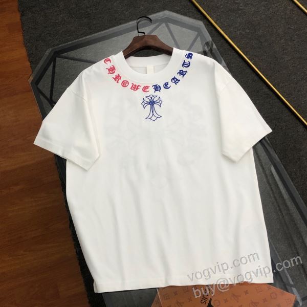 高級感ある クロムハーツ スーパーコピー 2026春夏季超人気 NXZCHR123 半袖Tシャツ 2色可選