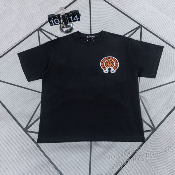 2026春夏季超人気 クロムハーツ ブランドスーパーコピー NXZCHR124 半袖Tシャツ 2色可選 綺麗に決まるフォルム！