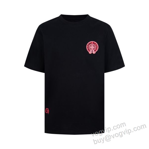 半袖Tシャツ クロムハーツ 大絶賛の履き心地! CHROME HEARTSブランド 偽物 通販 2026HOT品質保証 NXZCHR130 2色可選